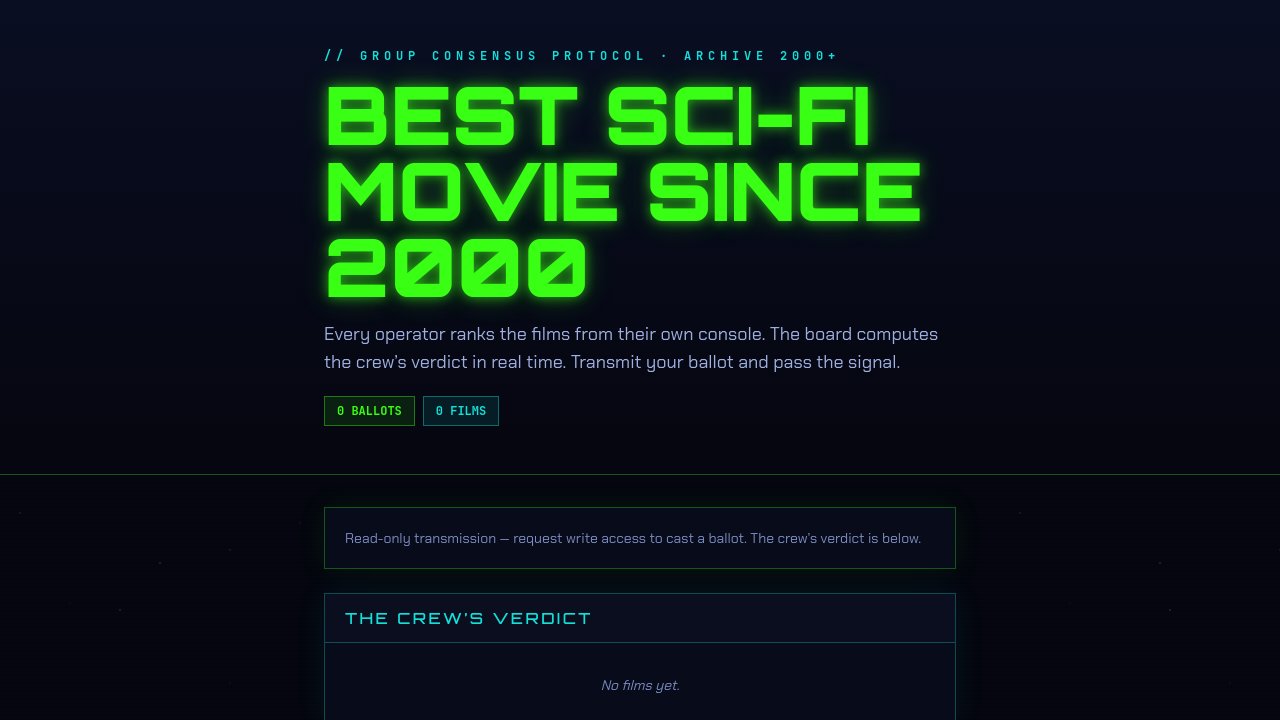 Best Sci-Fi Movie Since 2000